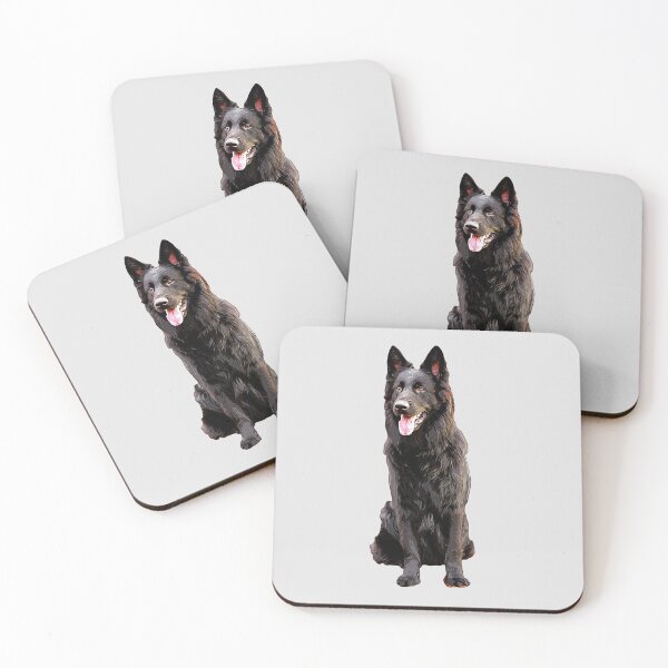 Item preview, German Shepherd Black Dog designed and sold by ElegantCat.