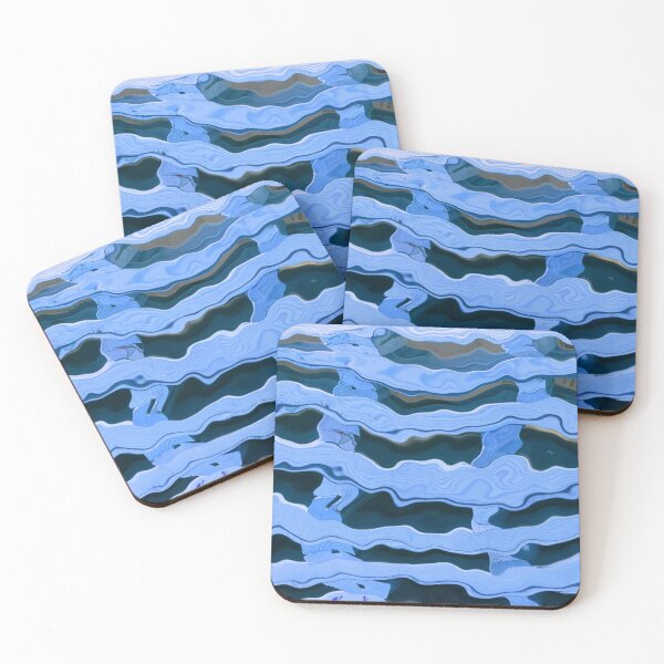 Item preview, Blue Wood Abstract designed and sold by Latorih10.