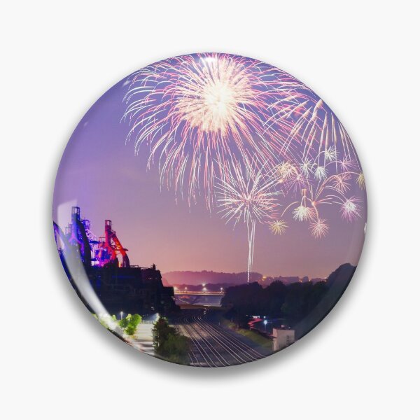 Item preview, Fireworks behind the Steel Stacks designed and sold by chasethislight.
