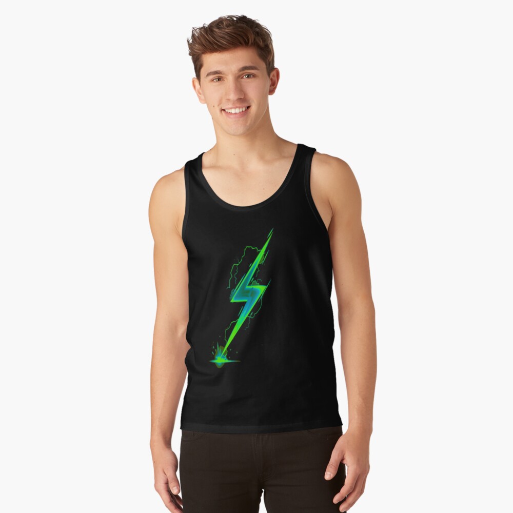 Green Lightning Bolt - T-shirt - elitefishingoutlet