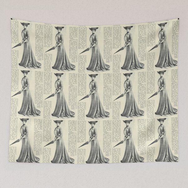 Item preview, Victorian Girl - Old Fashion designed and sold by lindalooart.