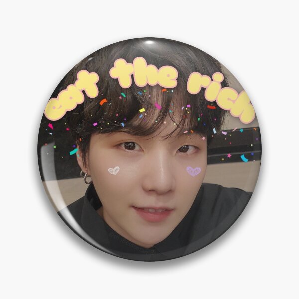 Item preview, Min Yoongi says eat the rich designed and sold by strobesdoesart.