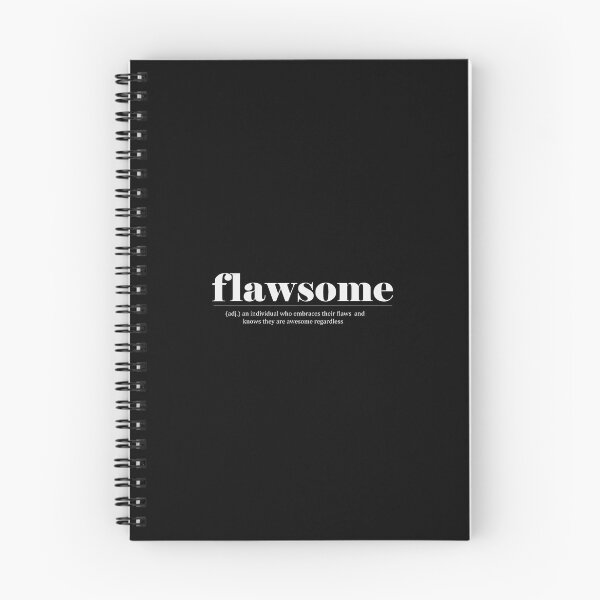 Item preview, Flawsome word definition, dictionary designed and sold by MelanieMerches.