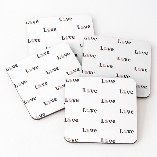 Item preview, Love Fox, Cute Fox, patterned designed and sold by JRice66.