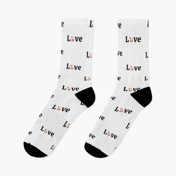 Item preview, Love Fox, Cute Fox, patterned designed and sold by JRice66.