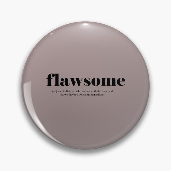 Item preview, Flawsome word definition, dictionary designed and sold by MelanieMerches.