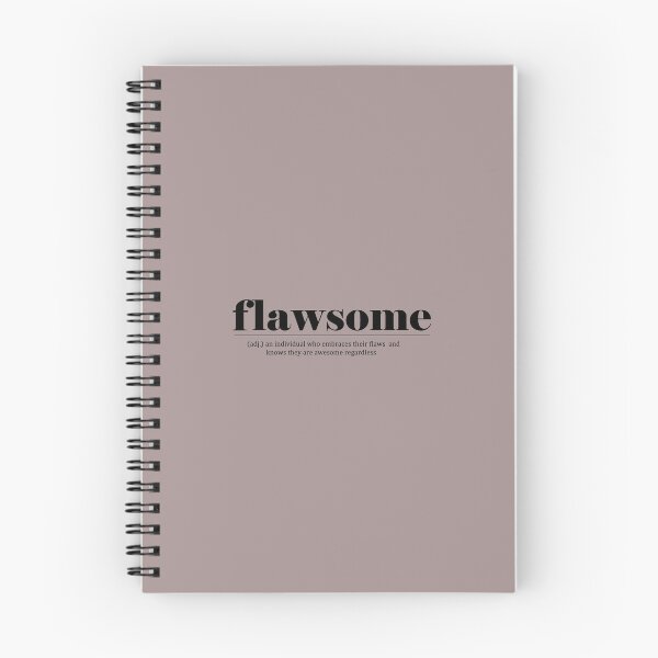 Item preview, Flawsome word definition, dictionary designed and sold by MelanieMerches.