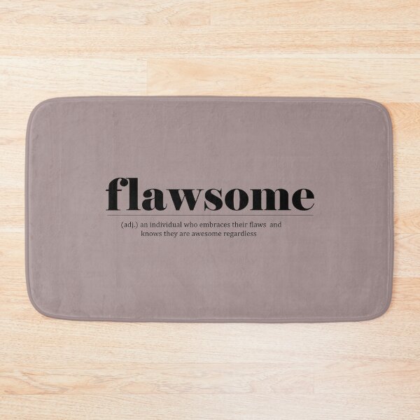 Item preview, Flawsome word definition, dictionary designed and sold by MelanieMerches.