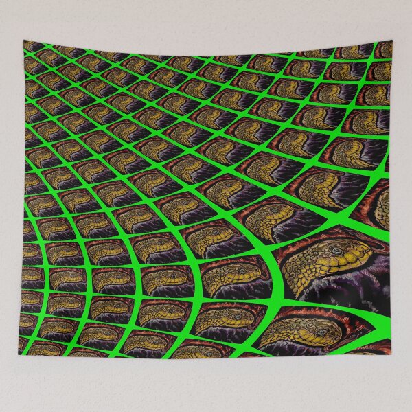 Item preview, Common Green Tree Snake Head Study Pattern designed and sold by Geoff Treagus.