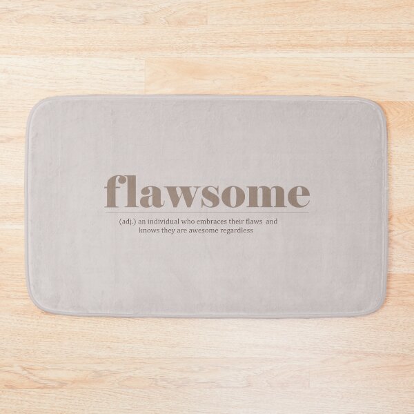 Item preview, Flawsome word definition, dictionary designed and sold by MelanieMerches.