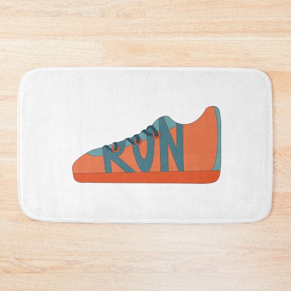 Item preview, Blue and Orange Running Shoe Doodle designed and sold by klaireep.