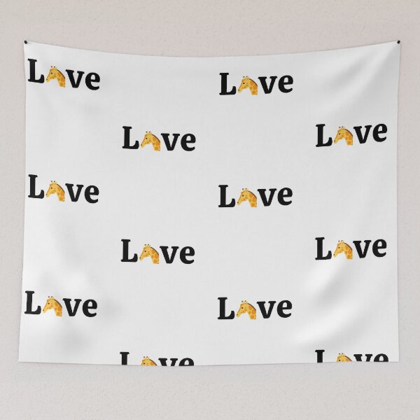 Item preview, Love Giraffe, Cute Giraffe, patterned designed and sold by JRice66.