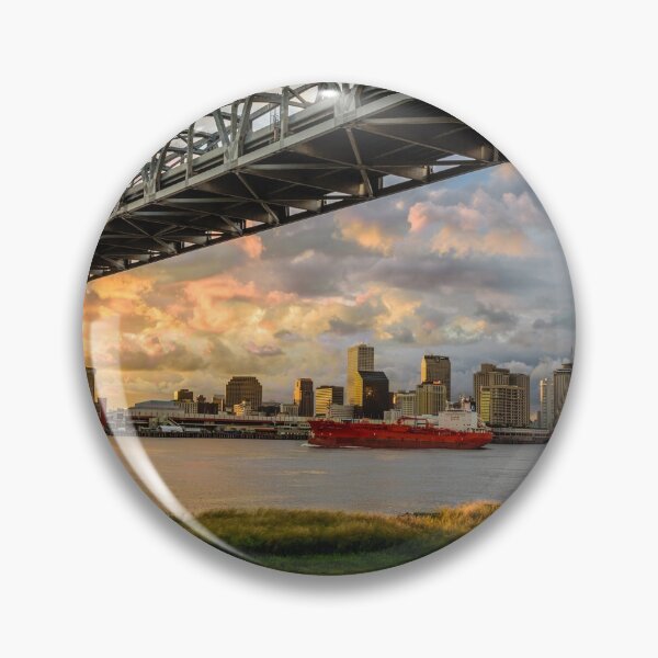 Item preview, New Orleans Sunset and Ship designed and sold by chasethislight.