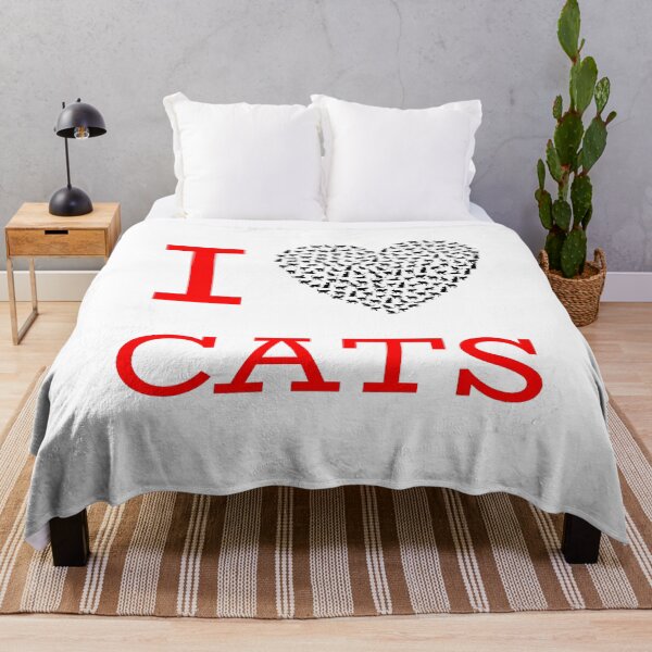 Item preview, I love cats, heart-shaped cats designed and sold by PhotoPrise.
