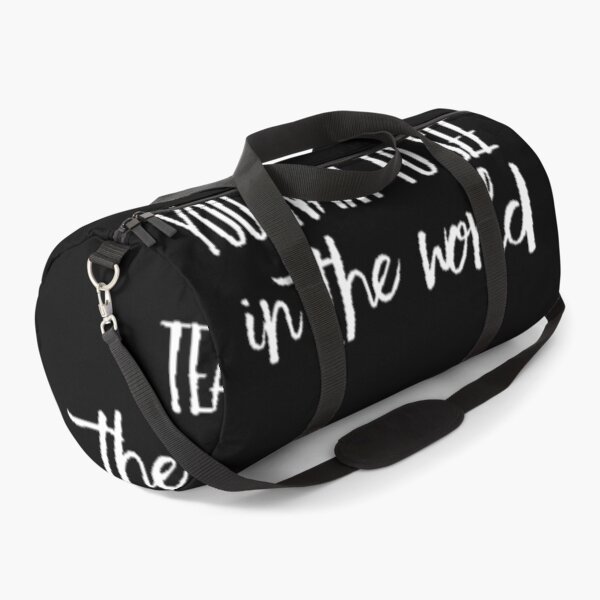 Item preview, Teach The Change You Want To See In The World On Black Background designed and sold by UncleStuScience.