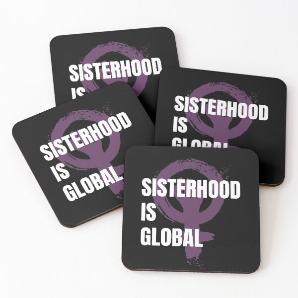 Item preview, Sisterhood is global l Global Sisterhood l Women Unite l Feminism Quotes l Feminism l Sisterhood icon purple designed and sold by T1337.
