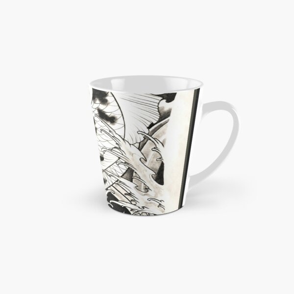 koi fish by Luke Red Tall Mug