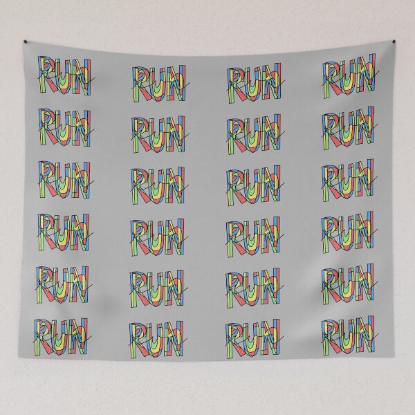Item preview, Colorful Run Doodle designed and sold by klaireep.