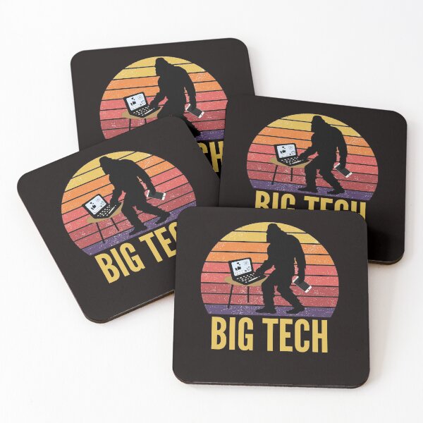 Item preview, Funny Bigfoot Big Tech Retro Vintage designed and sold by The Masked Designer.