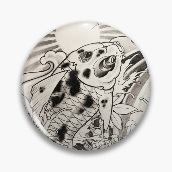 Item preview, koi fish by Luke Red designed and sold by lukeredtattoo.
