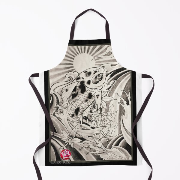 Item preview, koi fish by Luke Red designed and sold by lukeredtattoo.