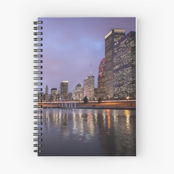 Aperçu de l'œuvre Chicago Skyline créée et vendue par chasethislight.
