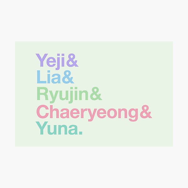 Item preview, ITZY & Ampersand Style designed and sold by opalime.