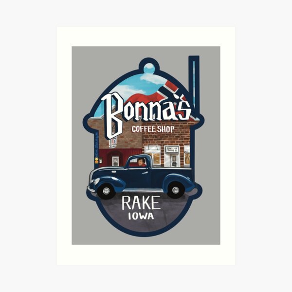 Bonna’s Coffee Shop Logo Art Print