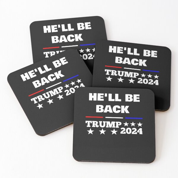 Item preview, He'll Be Back - Trump 2024 designed and sold by SharpThreadZ.