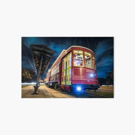 Artikel-Vorschau von New Orleans Straßenbahn, designt und verkauft von chasethislight.