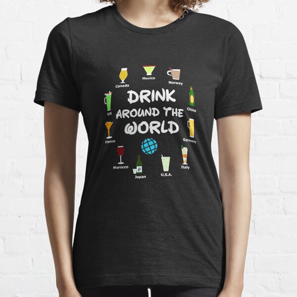 EPCOT Drink Around The World T-Shirt Essential T-Shirt