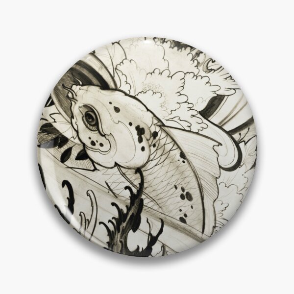 Item preview, koi fish by Luke Red designed and sold by lukeredtattoo.