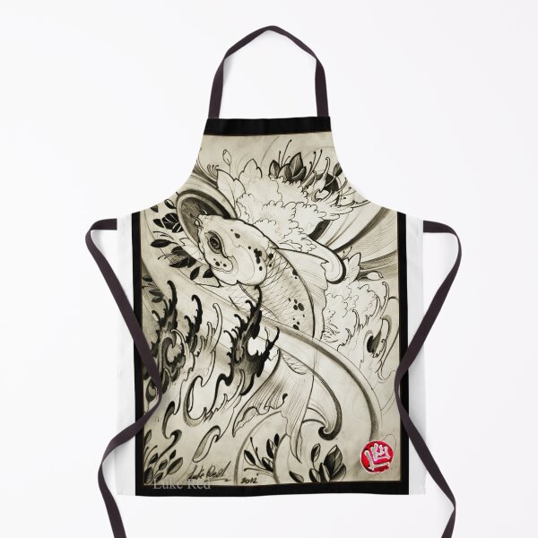 Item preview, koi fish by Luke Red designed and sold by lukeredtattoo.