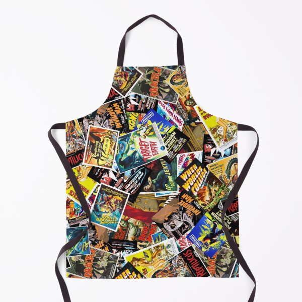 Item preview, Vintage Sci-fi & Horror Movie Poster Collage designed and sold by Rockett Graphics.