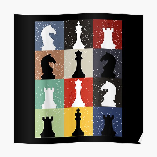 "Funny Chess Board Game Humor set Player Chess" Poster by Tiagopint