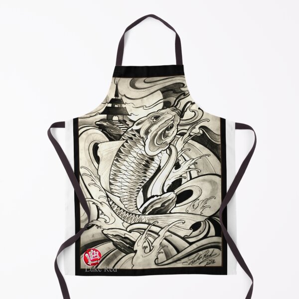 Item preview, koi fish by Luke Red designed and sold by lukeredtattoo.