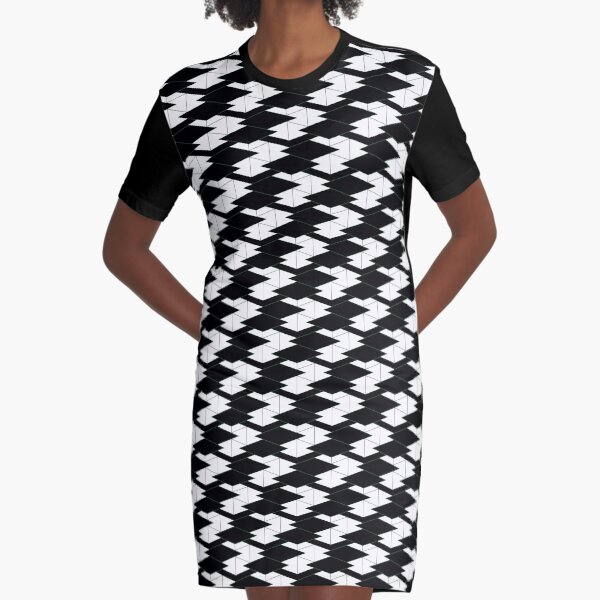 geometric patterned dress