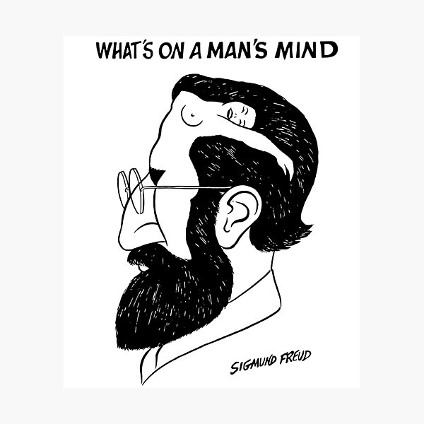 "What'sonaMan'sMindDr. SigmundFreud" Photographic Print for Sale by VanceKatz Redbubble