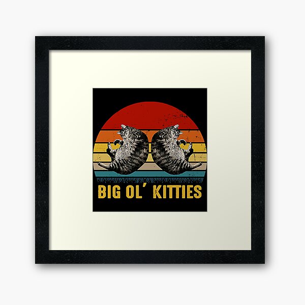 Item preview, Big Ol' Kitties Vintage Retro designed and sold by royaltea111.