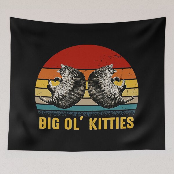 Item preview, Big Ol' Kitties Vintage Retro designed and sold by royaltea111.