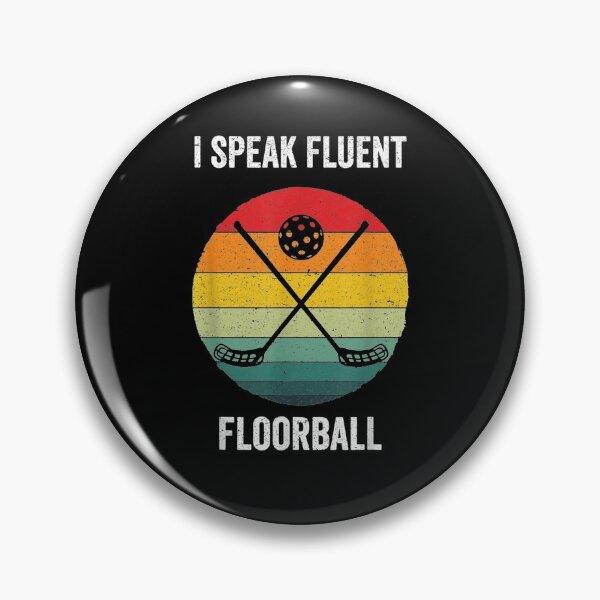 Item preview, I Speak Fluent Floorball Vintage Floorball Gift  designed and sold by saigeorion.