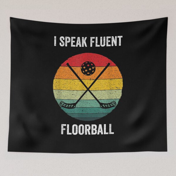 Item preview, I Speak Fluent Floorball Vintage Floorball Gift  designed and sold by saigeorion.