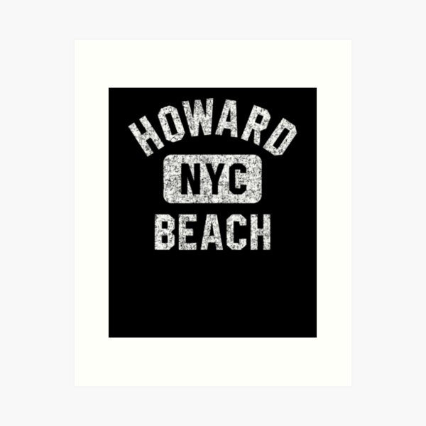 Artikel-Vorschau von Howard Beach Queens Nyc Fitnessstudio Style Distressed White Print, designt und verkauft von saigeorion.