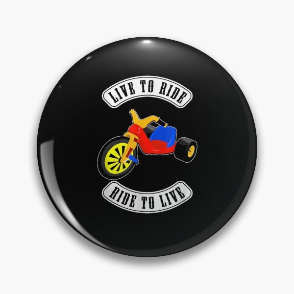 Item preview, The Big Wheel Biker Gang Live To Ride Ride To Live  designed and sold by saigeorion.