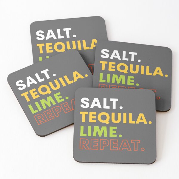 Item preview, Salt Tequila Lime Repeat designed and sold by MidwestMindset.