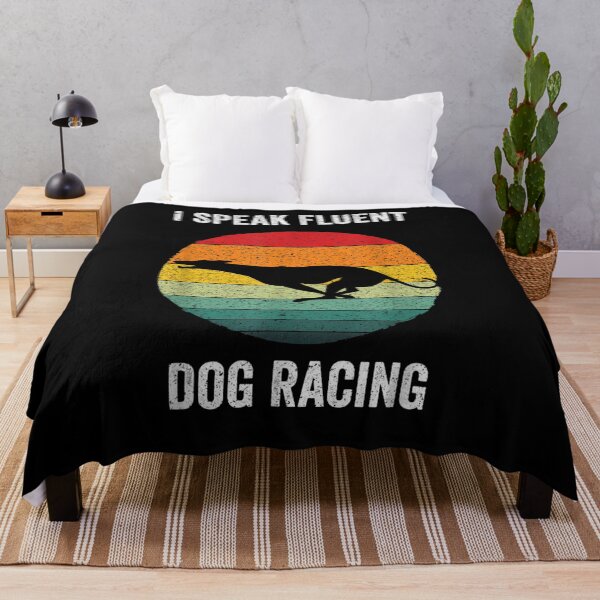 Item preview, I Speak Fluent Dog Racing Vintage Dogs Race Gift designed and sold by saigeorion.