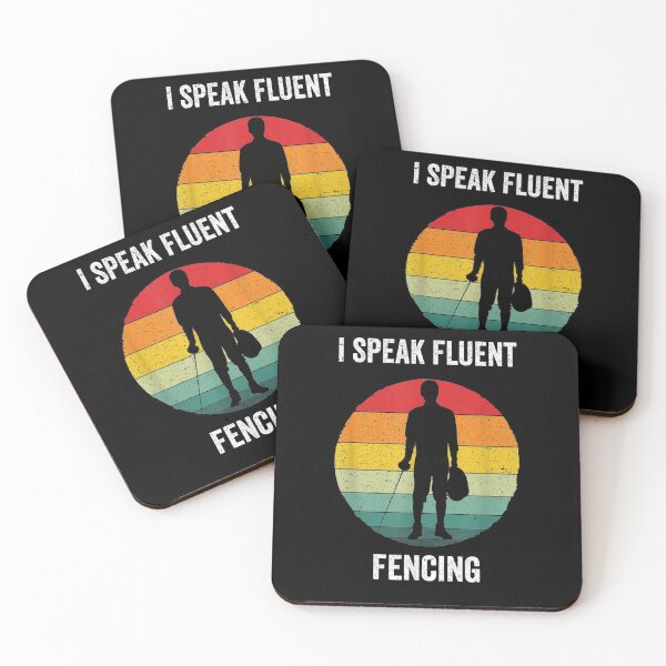 Item preview, I Speak Fluent Fencing Vintage Swordplay Gift  designed and sold by saigeorion.