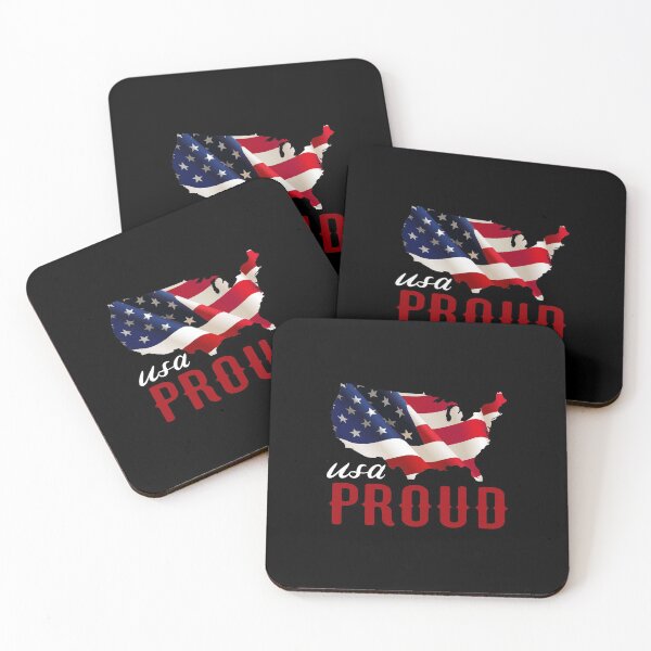 Item preview, USA PROUD! (on black) designed and sold by PawsitiveMum.