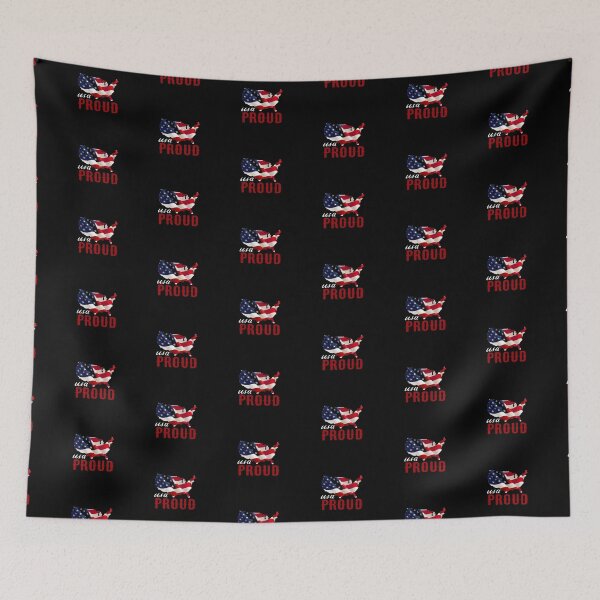 Item preview, USA PROUD! (on black) designed and sold by PawsitiveMum.