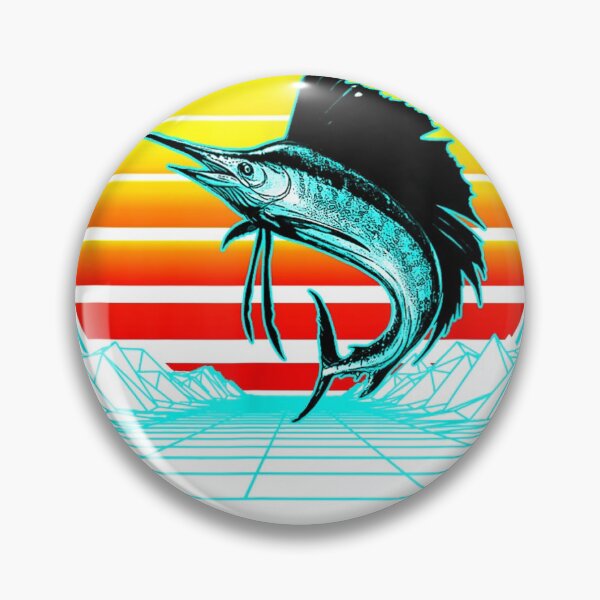 Item preview, Retro Vintage Sunset Marlin  designed and sold by mylahKristian.